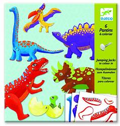 Набор подвижных фигурок Динозавры (Djeco, 09680k) - миниатюра